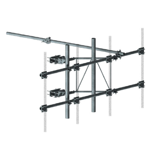 XLD V-Frames with Integral RRU Mounting Pipes