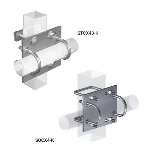 Crossover Plate Kit with Square U-Bolts