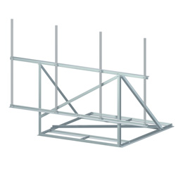 Non-Penetrating Rooftop Angle Frames