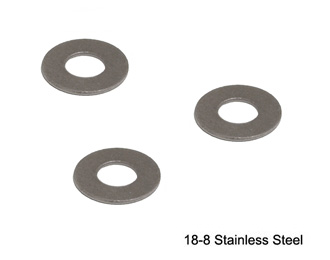 Stainless Steel Flat Washers (1000 1/4'' x 5/8'' OD)