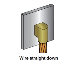 Wire to Vertical Flat Steel Molds (Wire Down-Cadweld 2 Sol #65 WM)