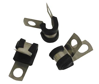 Insulated Wire Clamp (for 2 Solid 1/4'' hole)