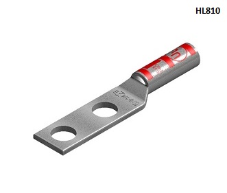 Two Hole Compression Lugs - Open (8 Ga 1/4'') Bucket