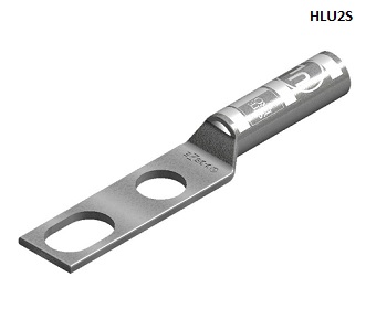Universal Two Hole Compression Lugs - Open (2 Sol 3/8'') Bucket