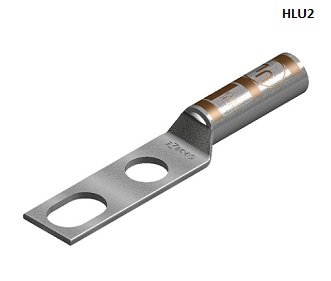 Universal Two Hole Compression Lugs - Open (2 Ga 3/8'')