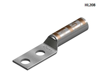Two Hole Compression Lugs - Open (2 Ga 1/4'') Bucket