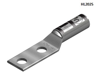Two Hole Compression Lugs - Open (2/0 3/8'')