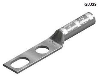 Universal Two Hole Compression Lugs - Closed (2 Sol 3/8'')