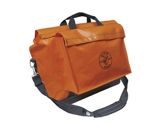 Klein Vinyl Equipment Bag Orange 1 Pocket