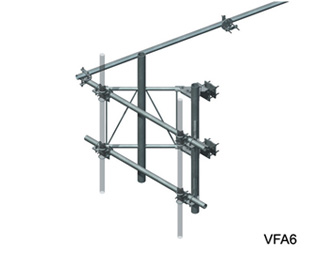 V-Frames with Integral RRU Mounting Pipes (FW 7')