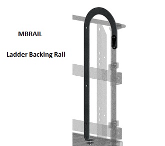 Equipment Platform Ladder Backing Rail