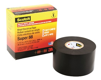 3M Super 88 Electrical Tape 1-1/2'' x 44'