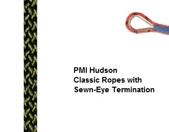PMI Hudson Rope with Termination (1/2'' OD Green 300')