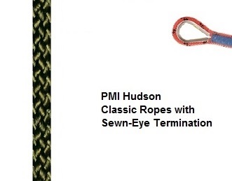 PMI Hudson Rope with Termination (1/2'' OD Green 600')