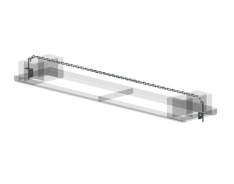 XLD Non-Penetrating Rooftop Pipe Frames RRU Mounts (Ballast Tie Down Kit)