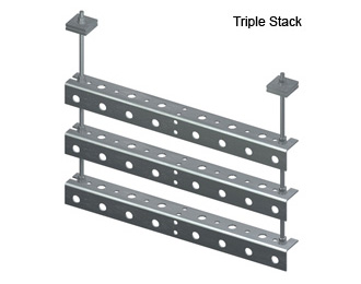 Angle Bracket Trapeze Kits (Triple Stack 24'' W)