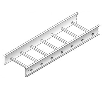 Straight Aluminum Ladder Tray 24'' x 12'