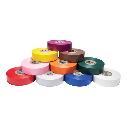 3M 35 Rainbow Pack Electrical Tape (10 - 3/4'' x 66' rolls)