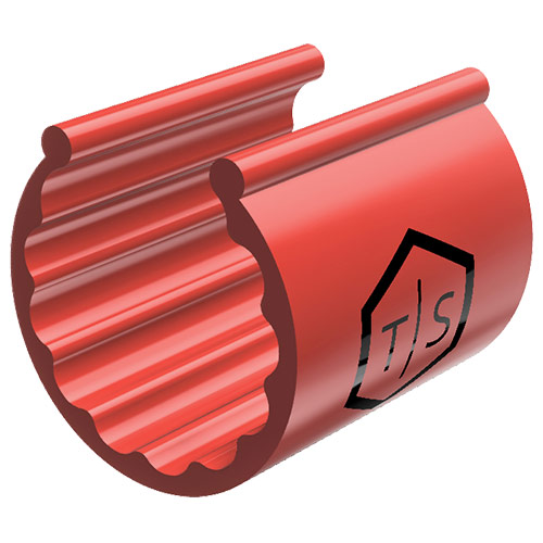 TEK Clip Cable Identification Clip (Red - 1/2'' Nominal Cable Size)
