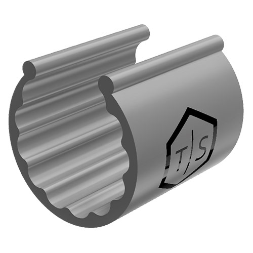 TEK Clip Cable Identification Clip (Gray - 1/2'' Nominal Cable Size)
