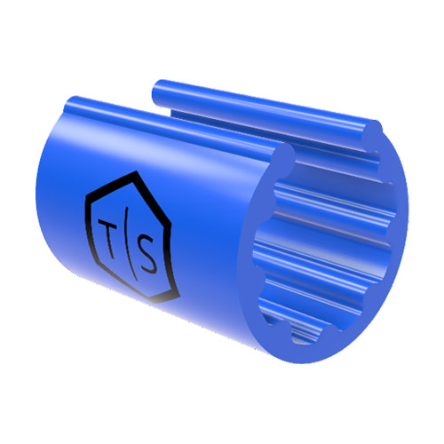 TEK Clip Cable Identification Clip (Blue - 3/8'' Nominal Cable Size)