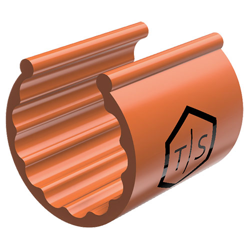 TEK Clip Cable Identification Clip (Orange - 1/2'' Nominal Cable Size)