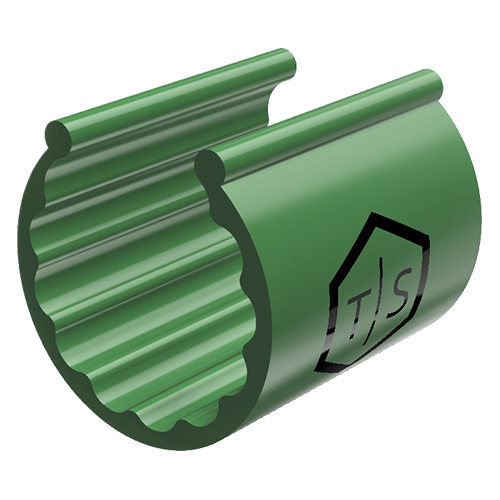 TEK Clip Cable Identification Clip (Green - 1/2'' Nominal Cable Size)