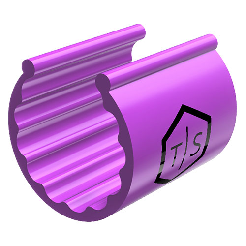 TEK Clip Cable Identification Clip (Purple - 1/2'' Nominal Cable Size)
