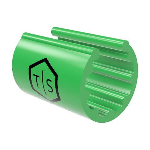 TEK Clip Cable Identification Clip (Green- 3/8'' Nominal Cable Size)