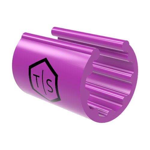 TEK Clip Cable Identification Clip (Purple- 3/8'' Nominal Cable Size)