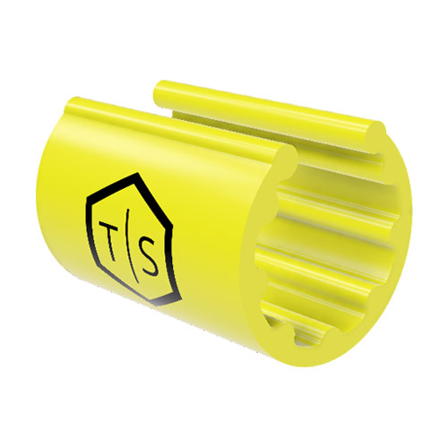 TEK Clip Cable Identification Clip (Yellow- 3/8'' Nominal Cable Size)