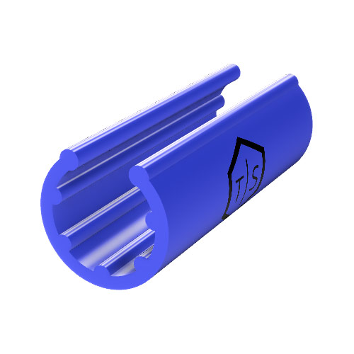 TEK Clip Cable Identification Clip (Blue - 1/4'' Nominal Cable Size)