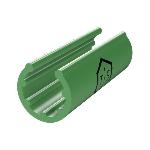 TEK Clip Cable Identification Clip (Green - 1/4'' Nominal Cable Size)