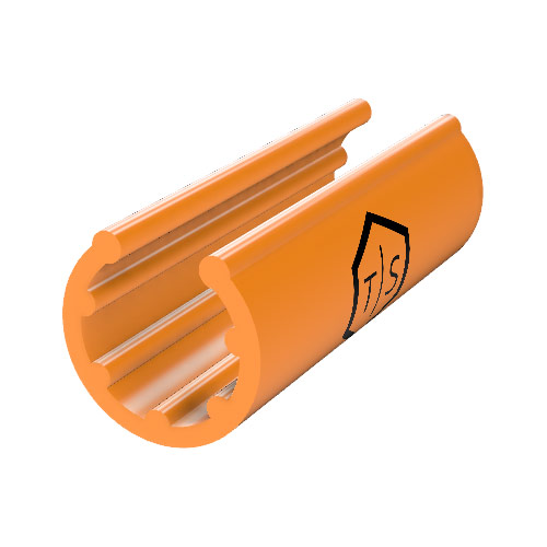 TEK Clip Cable Identification Clip (Orange - 1/4'' Nominal Cable Size)