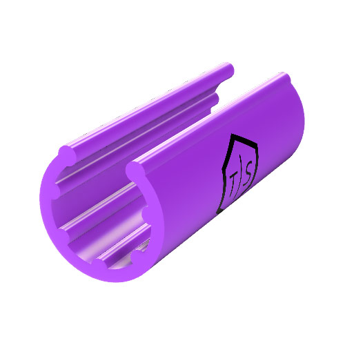 TEK Clip Cable Identification Clip (Purple - 1/4'' Nominal Cable Size)