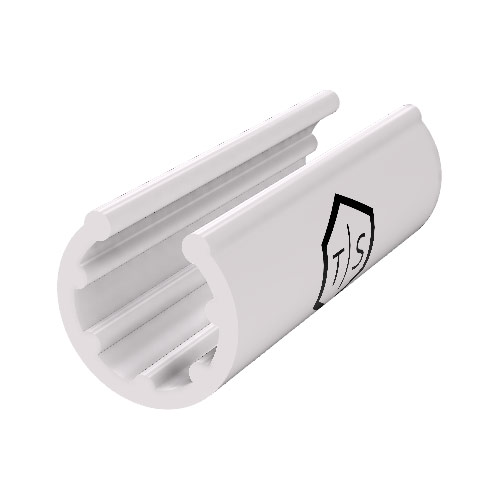TEK Clip Cable Identification Clip (White - 1/4'' Nominal Cable Size)