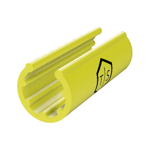 TEK Clip Cable Identification Clip (Yellow - 1/4'' Nominal Cable Size)