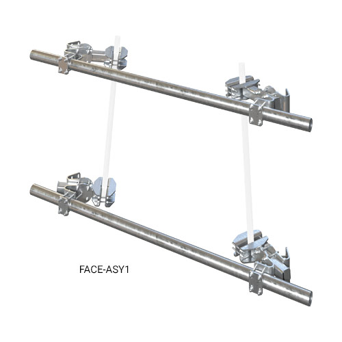 Universal Face Pipe Mount Assemblies (1 Sector, No Face Pipes)